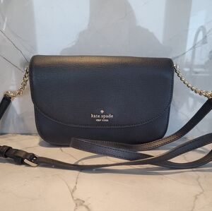 Kate Spade Black Leather Crossbody Bag